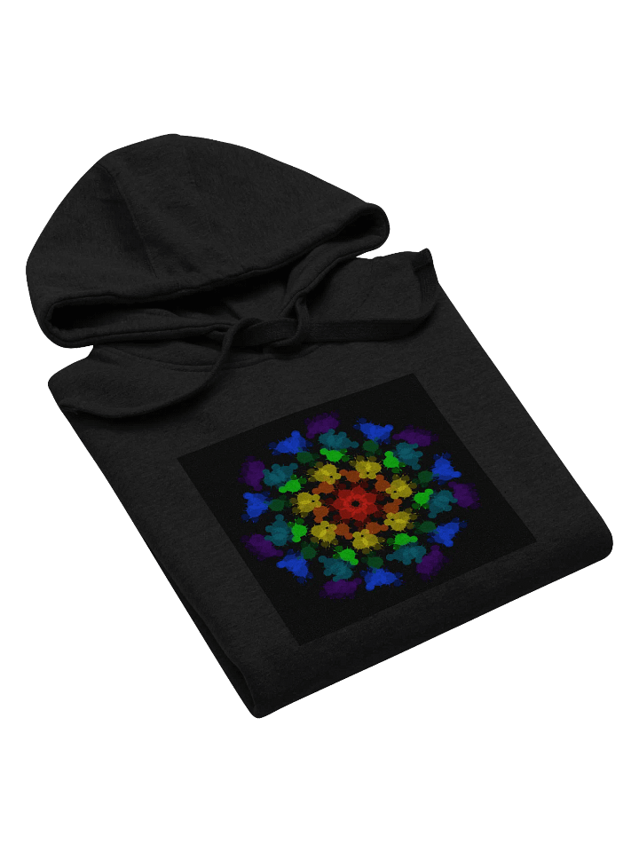 Symmetrical rainbow Mandala Unisex Hoodie product image (1)