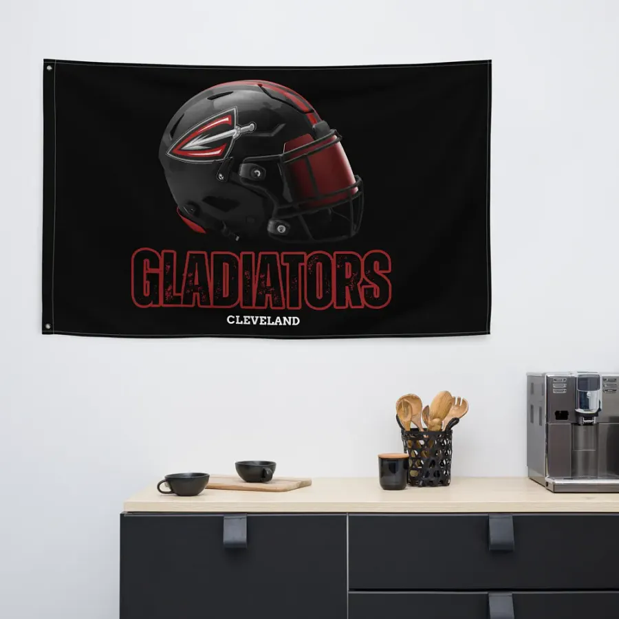 Cleveland Gladiators Team Flag product image (6)