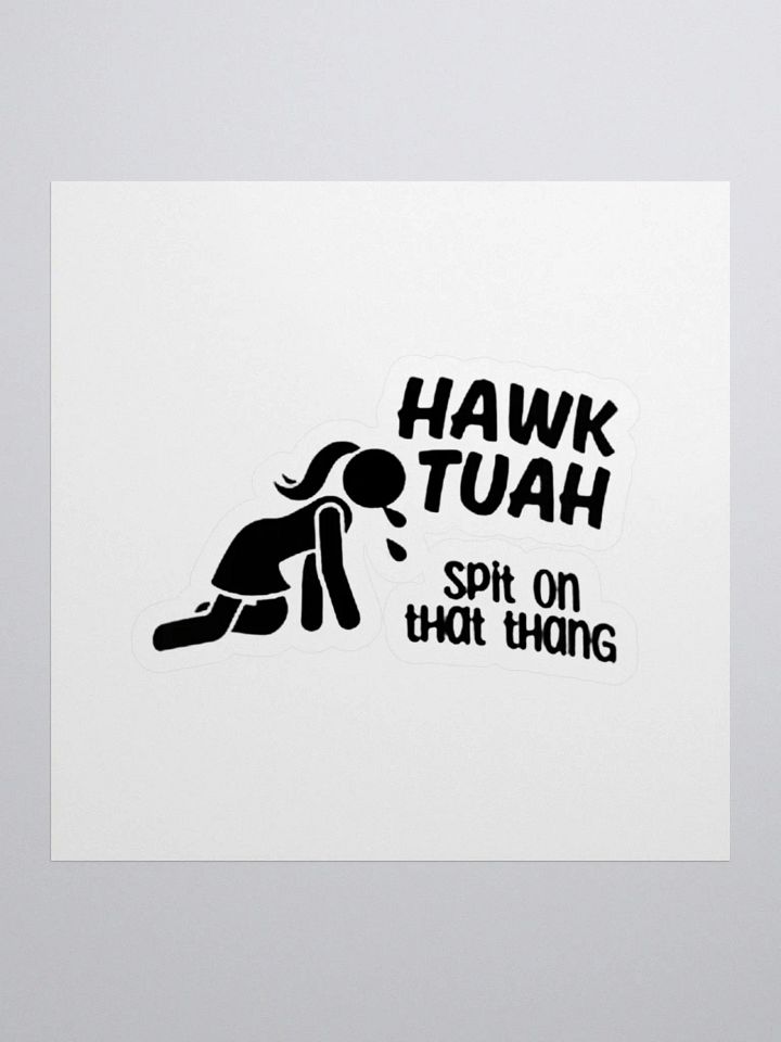 HAWK TUAH Kiss Cut Stickers product image (1)