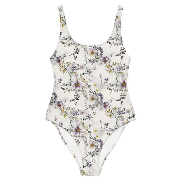 Wildflower Garden One-Piece Swimsuit – Soft Florals, Effortless Elegance product image (2)