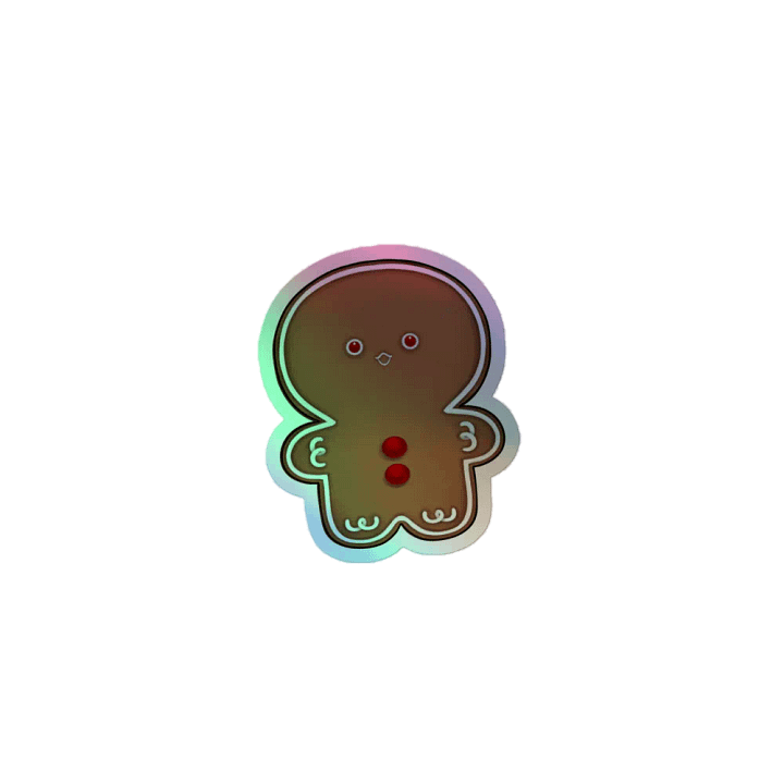 Cookie Bald Holographic Sticker product image (1)