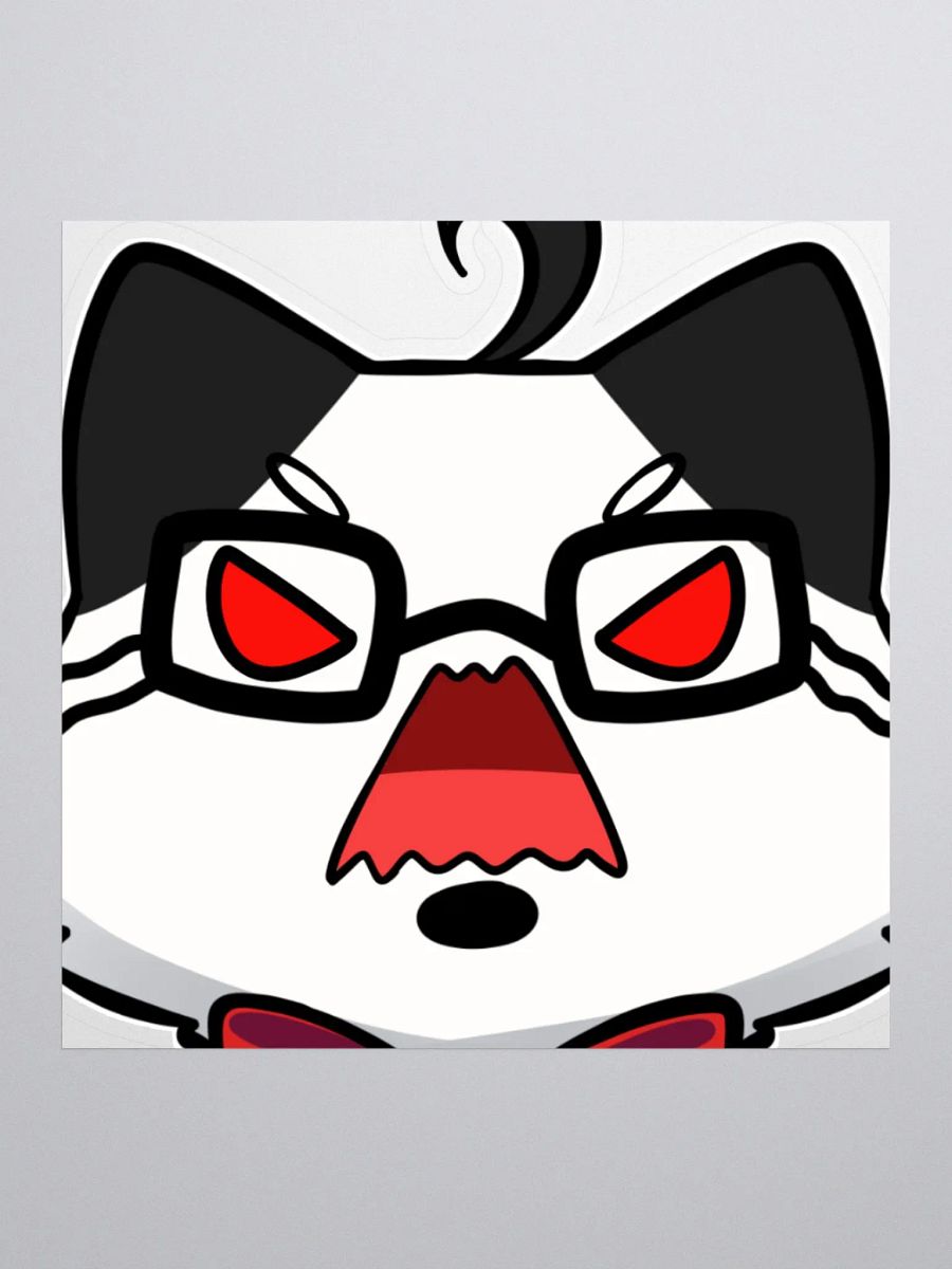 JPAG_Grey cat Rage emote sticker product image (1)