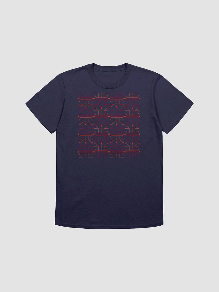 Hieroglyph Abstract Pattern Unisex Softstyle T-Shirt product image (2)