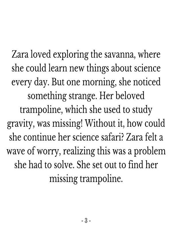 Zara the Zebra's Science Safari product image (4)