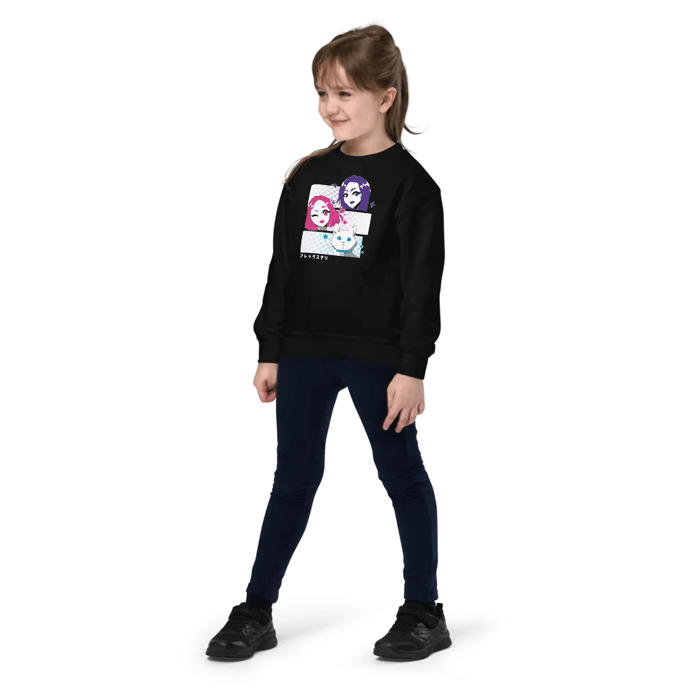 Alex y Tely Youth Anime Sweatshirt product image (5)
