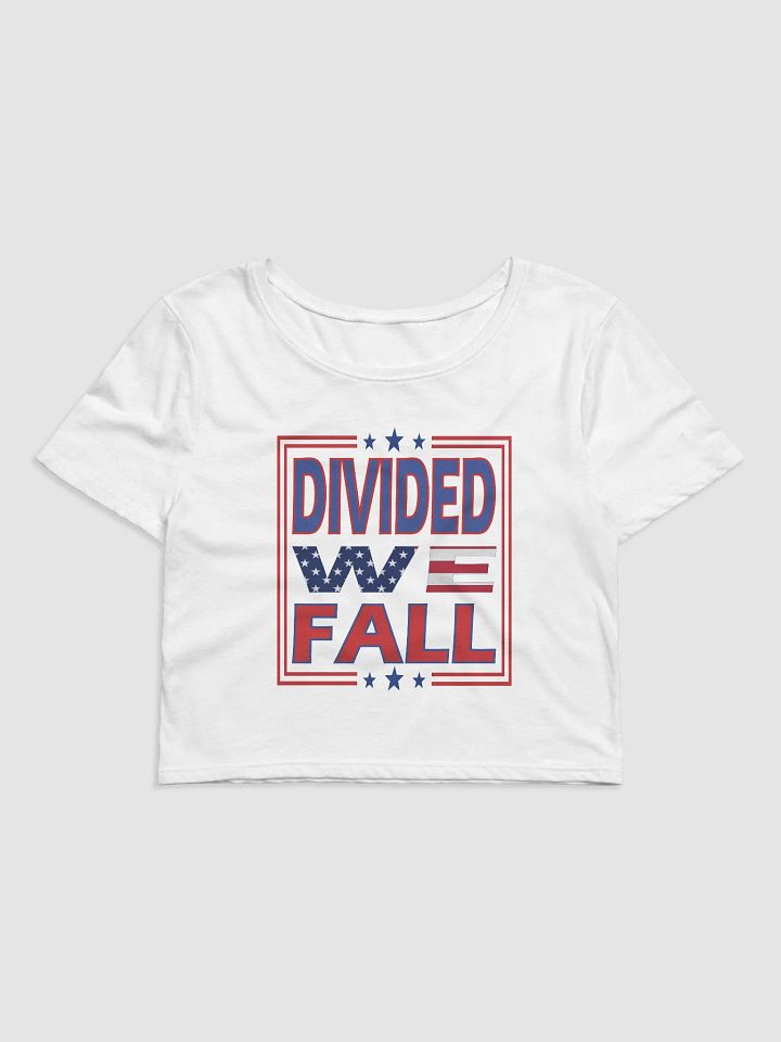 Divided We Fall - USA - Bella+Canvas Women's Crop Tee product image (1)