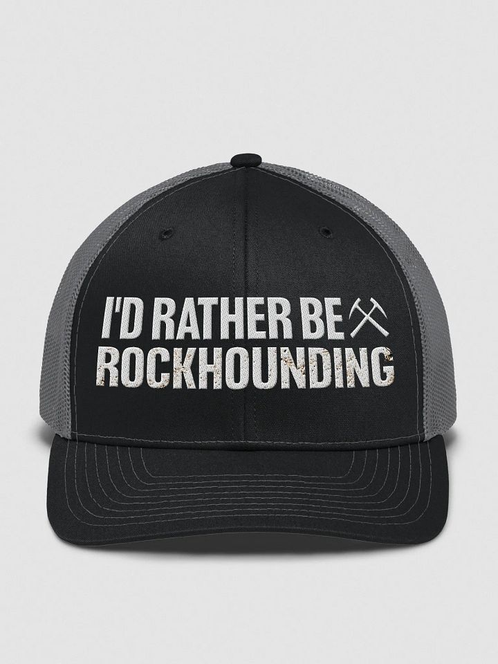 I'D RATHER BE ROCKHOUNDING Embroidered Hat product image (2)