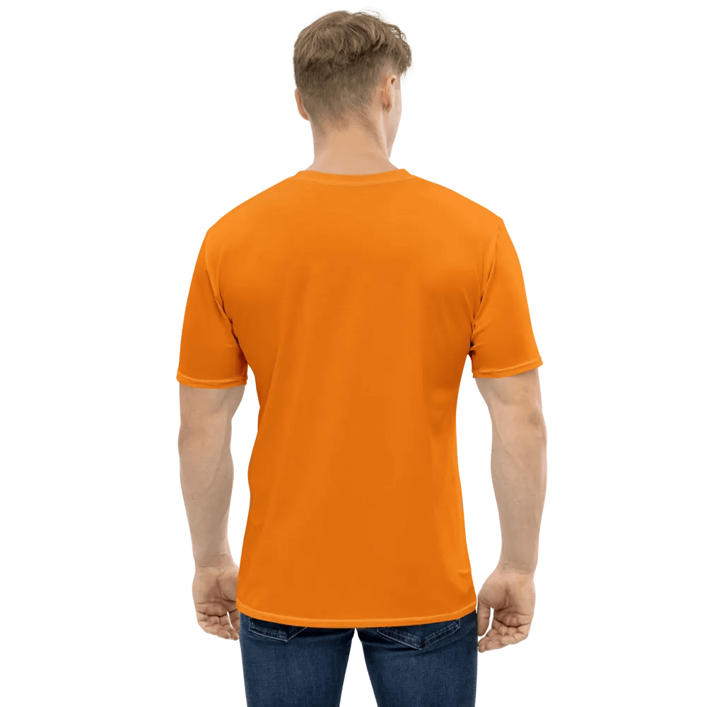 Plain Color Orange T-Shirt product image (2)