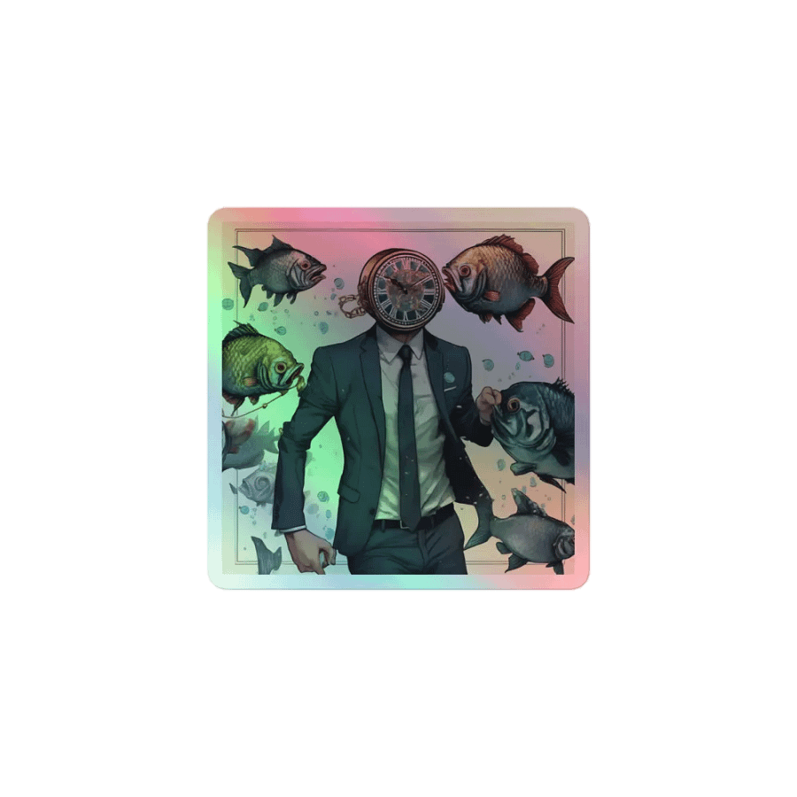 Timeless FishFight Holo Sticker product image (1)
