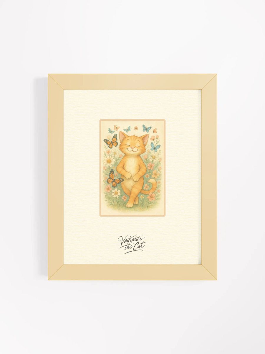 Vaikauri Cat Framed Artprint product image (8)