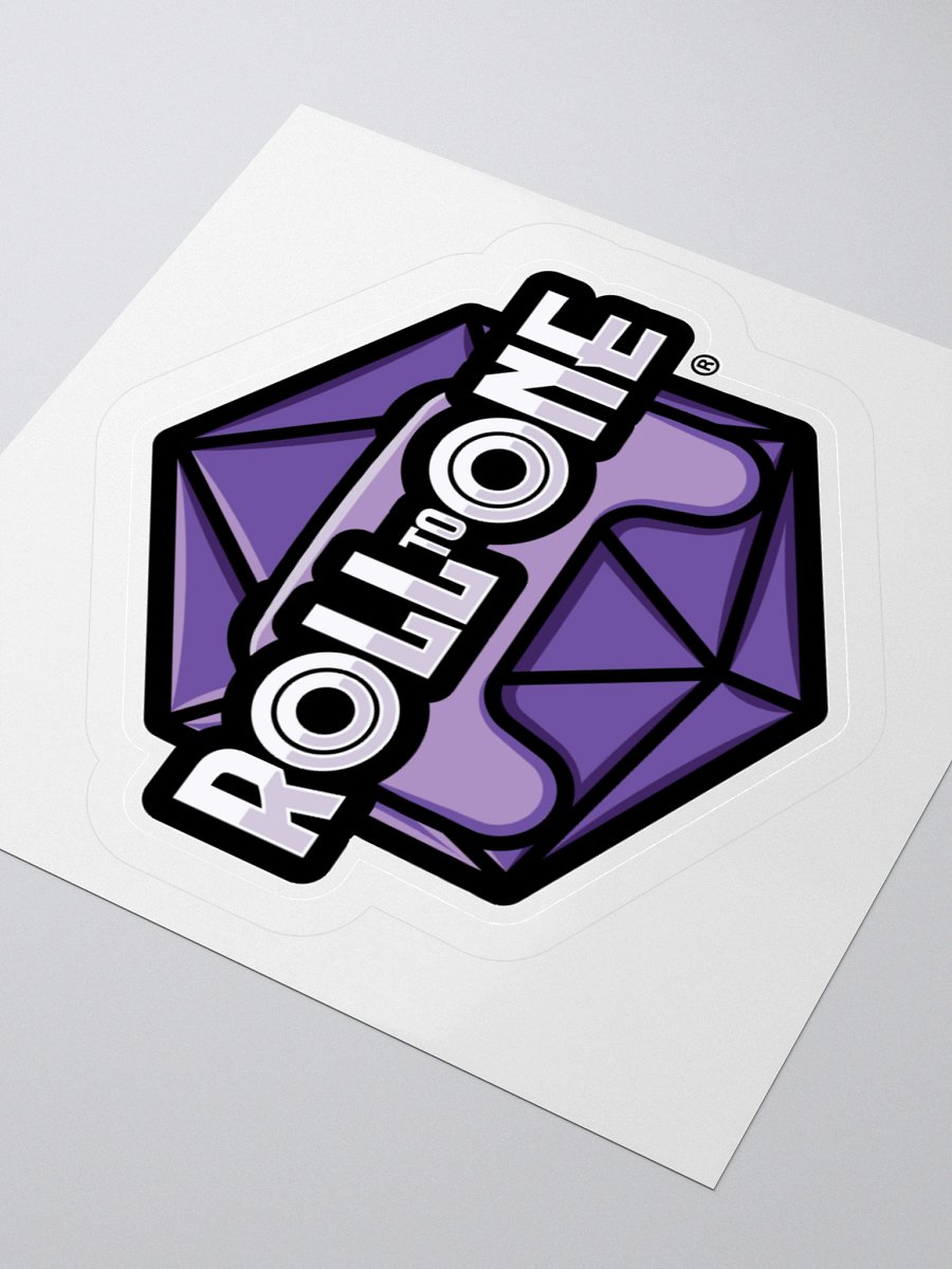 Roll to One Classic Logo Sticker product image (7)