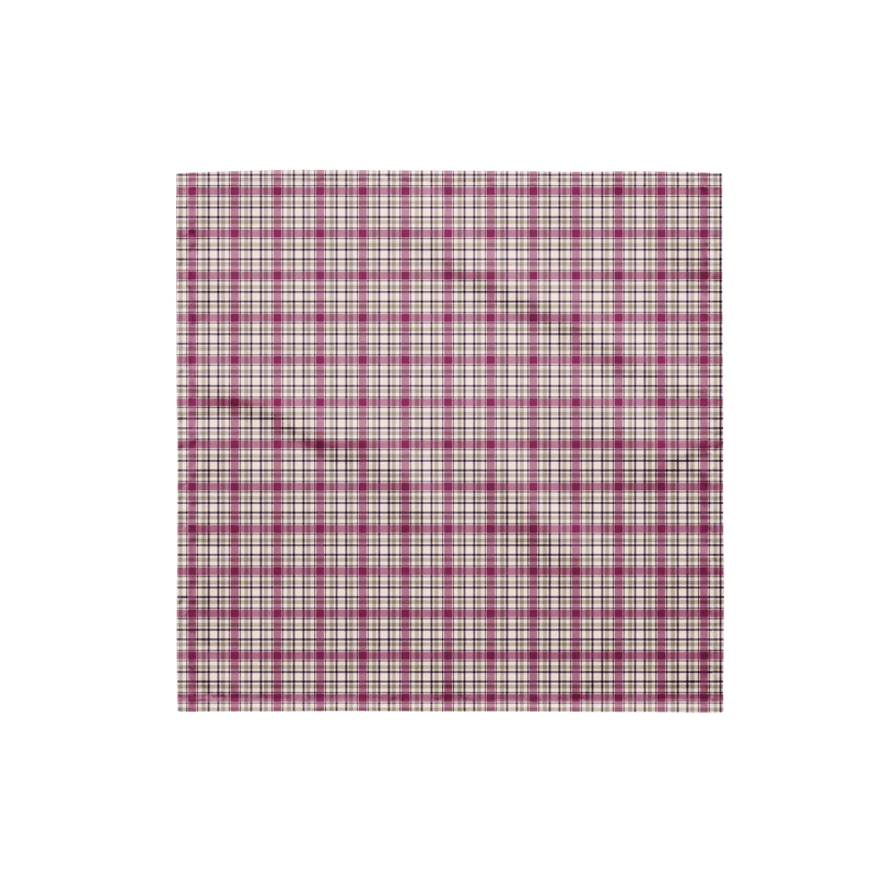 Magenta and Gray Plaid Bandana product image (4)