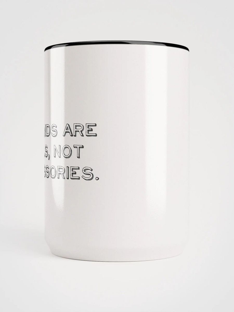 My Hands Are Tools, Not Accessories Big Black & White Mug product image (3)