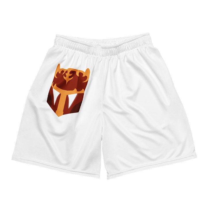 Red Robot Unisex Athletic Shorts product image (1)