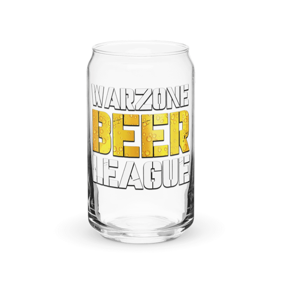 Warzone Beer League - Can Shaped Glass product image (1)