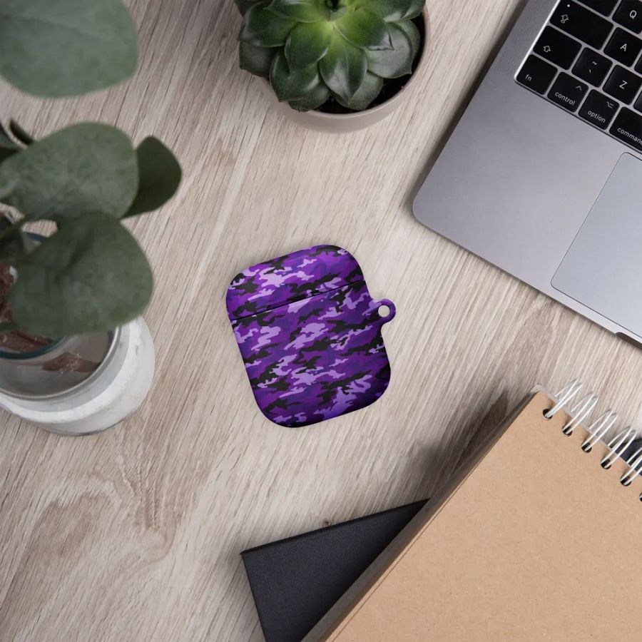 Purple Camo AirPod Case product image (9)