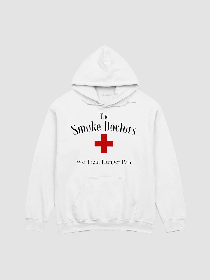 The Smoke Doctors Logo White Hoodie product image (2)