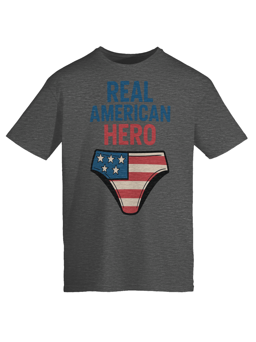 Real American Hero T-Shirt – Funny American Flag Speedo & Aviators Meme Tee product image (107)