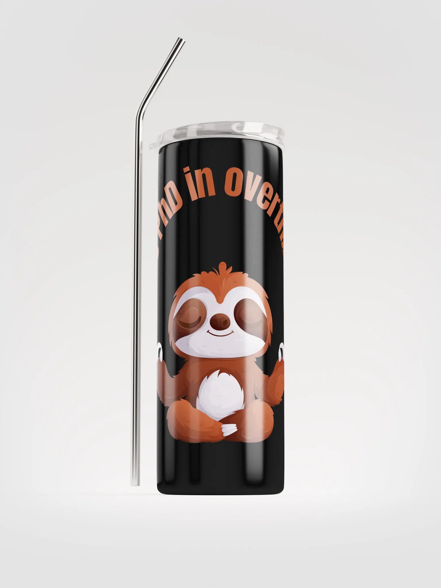 Zen Sloth Stainless Steel Tumbler product image (1)