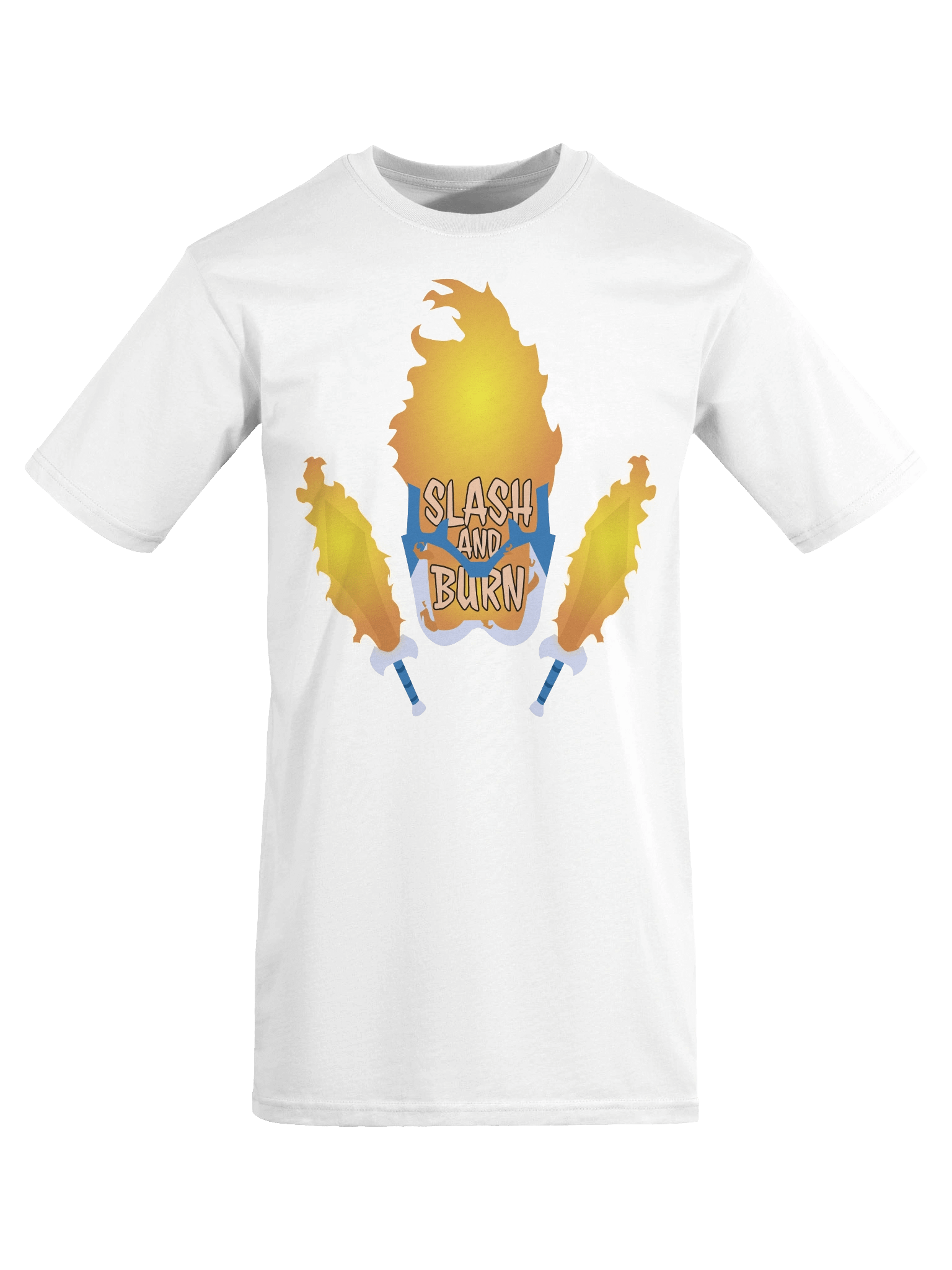 Fiery Knight T-Shirt Front Design product image (44)