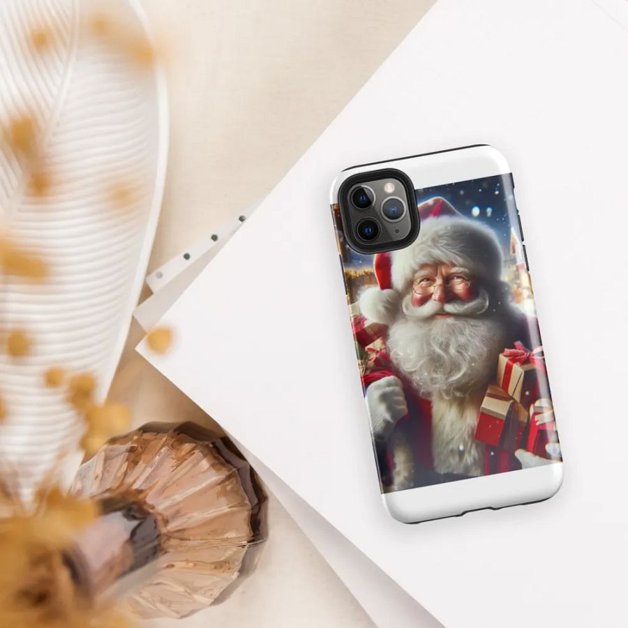 Love Joy Santa With Gifts Tough Case For iPhone product image (37)