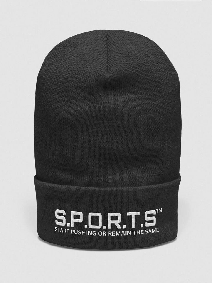 SPORTS EMBROIDERED BEANIE product image (1)