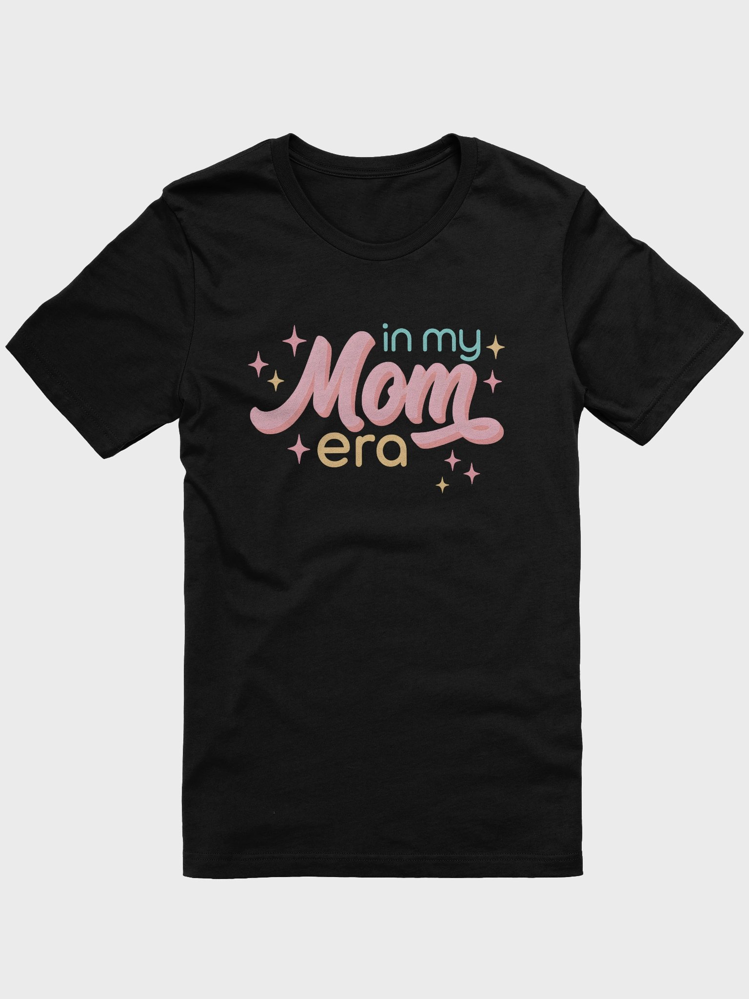 In My Mom Era T-Shirt – Retro Pastel Star Design for Stylish Modern Moms product image (1)