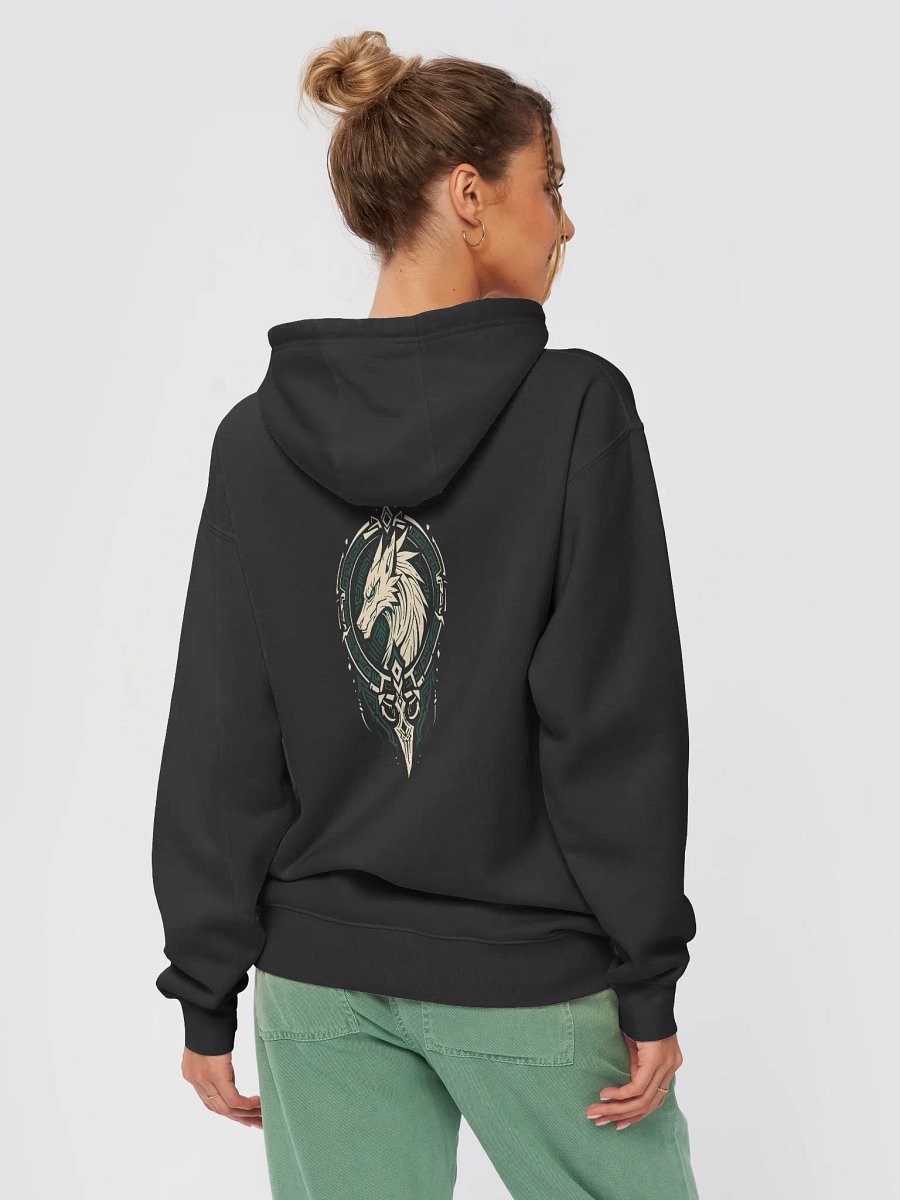 Ornate Wolf Profile Premium Hoodie product image (4)