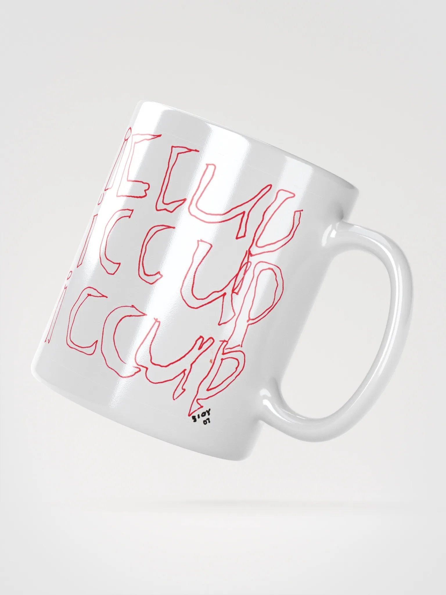 Hiccup White Glossy Mug product image (6)