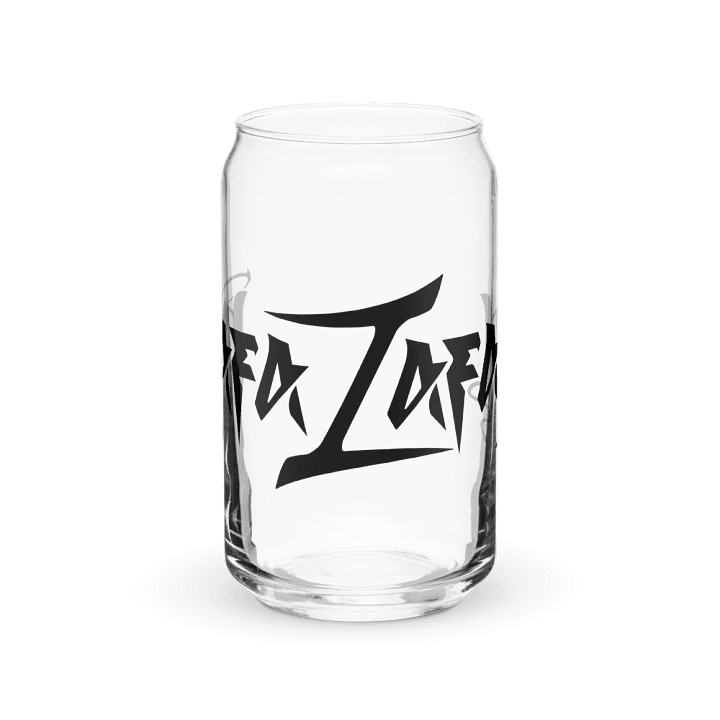 RafaZafar Logotext Can Glass (black) product image (1)