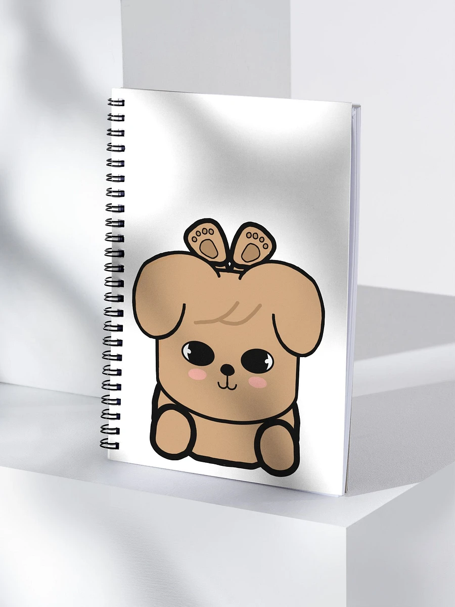 Laid down PuppyM notebook product image (4)