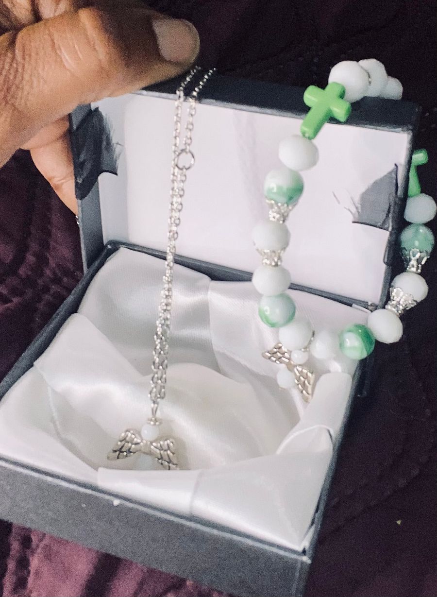 WOMEN’S PROTECTION BRACELETS AND NECKLACES SET product image (6)