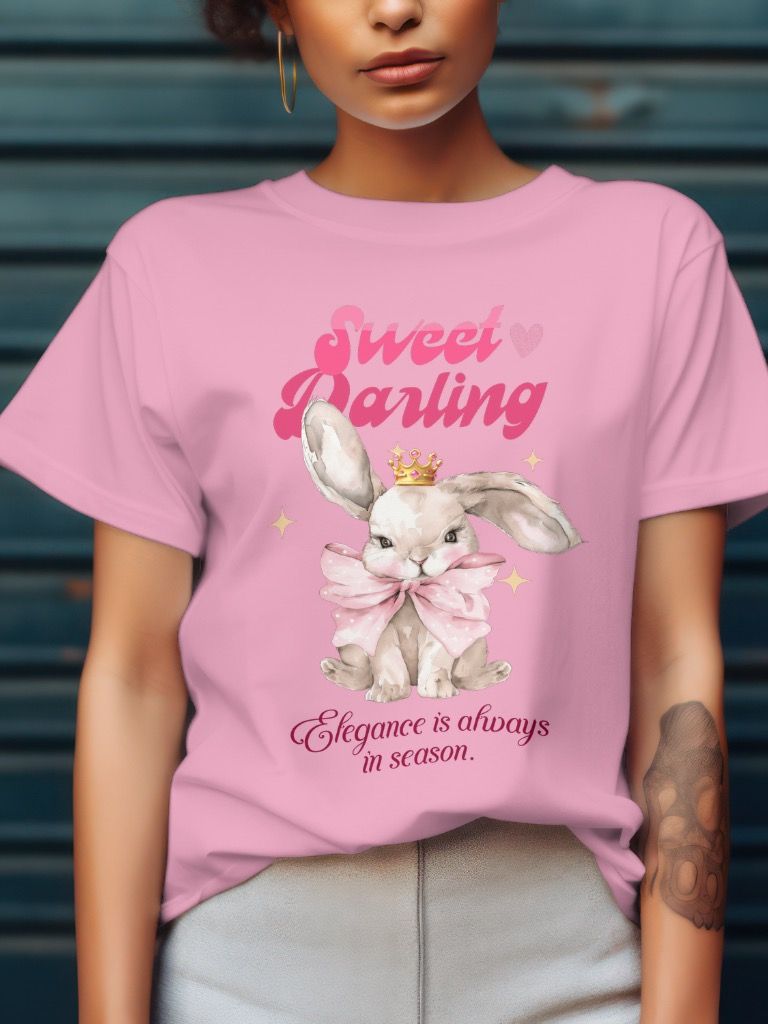 Royal Rabbit Princess Organic Cotton T-Shirt product image (1)