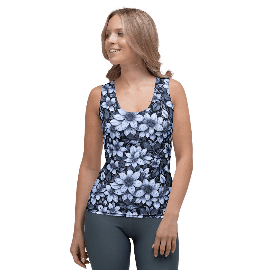 Indigo Flowers Tank Top product image (1)