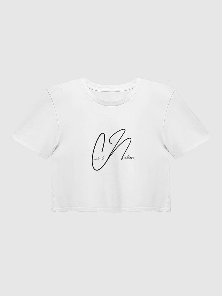 CN Cursive Crop Top product image (2)