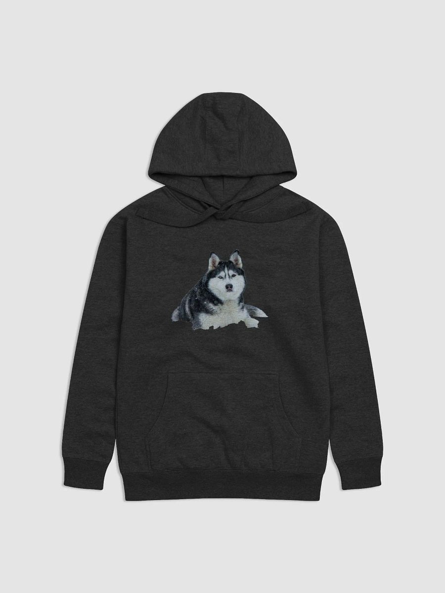 Majestic Siberian Husky with two different colored eyes in the snow. product image (1)