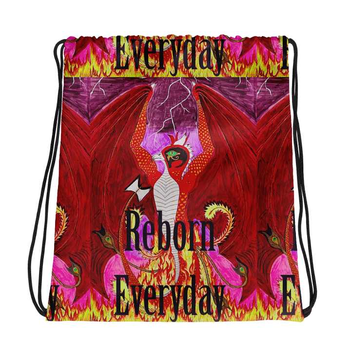 Reborn Everyday All-Over Drawstring Bag product image (1)