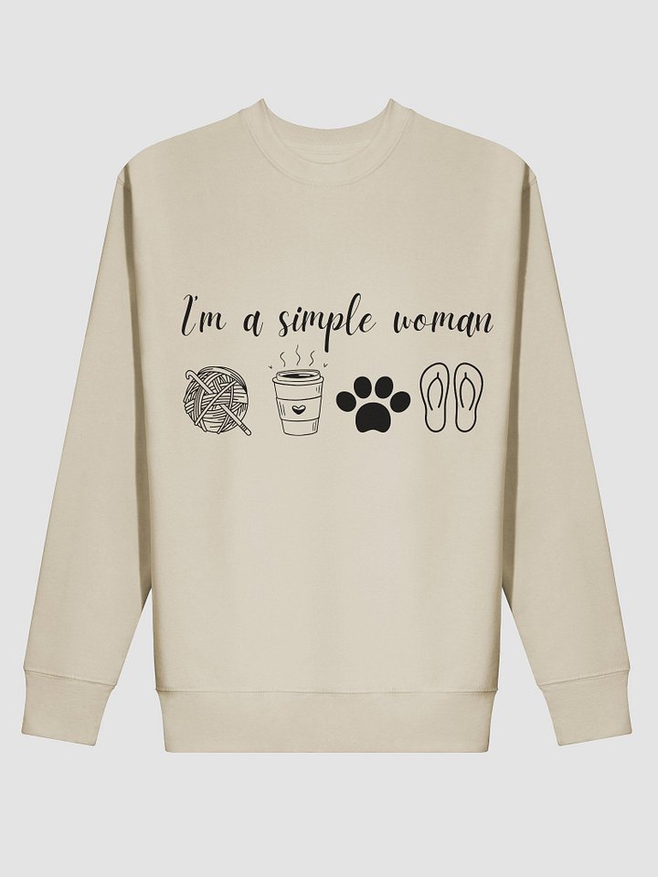 Ladies I'm a simple woman sweatshirt product image (3)
