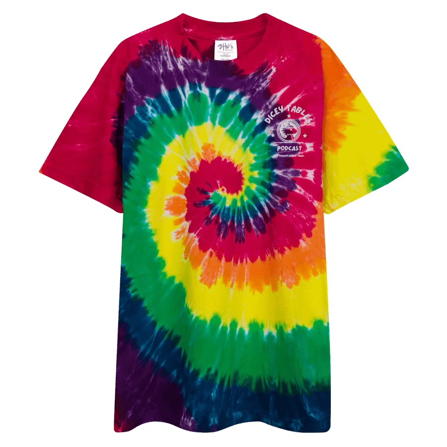 Vibrant Dwagon Tie-Dye Tee product image (19)