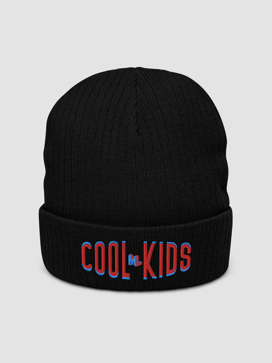 Embroidered Cool Kids - Ribbed Knit Beanie product image (2)