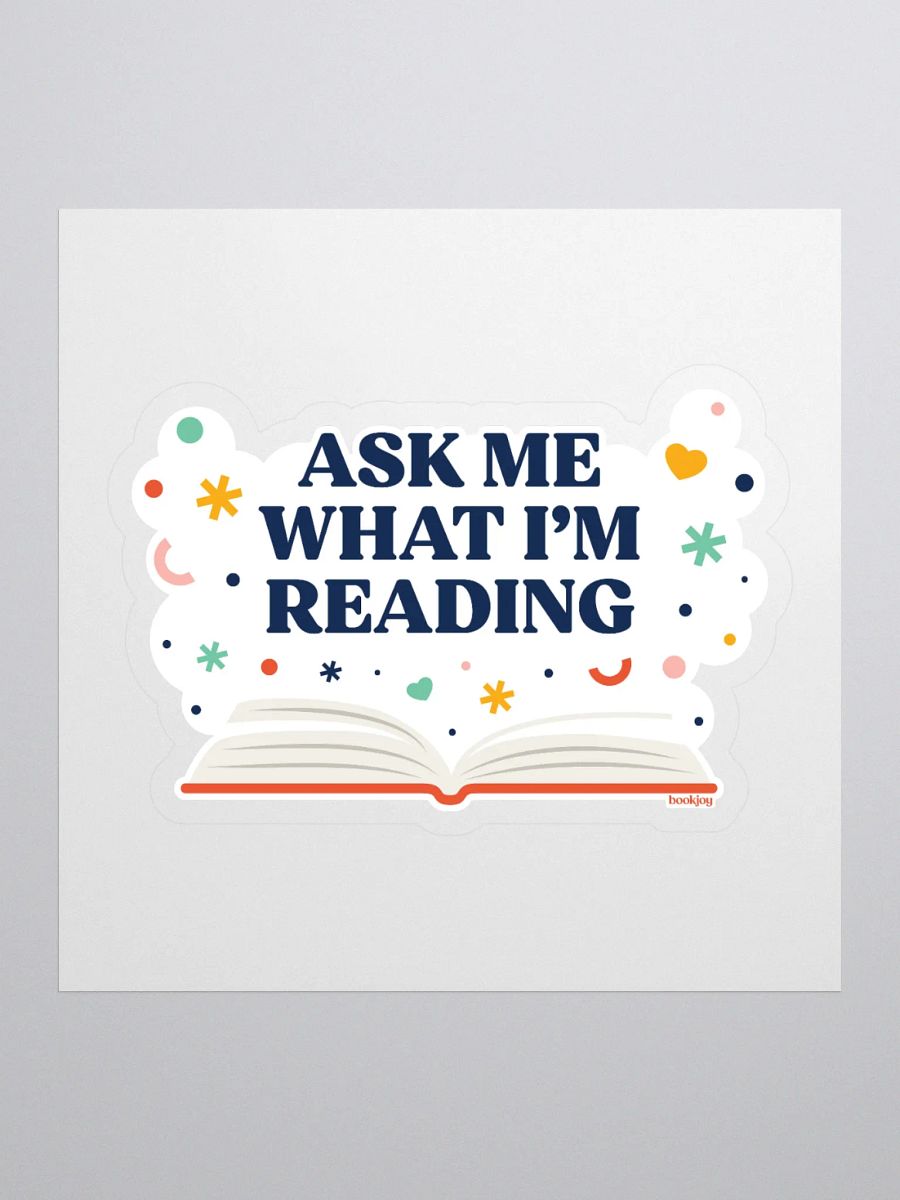 Ask Me What I'm Reading Sticker product image (1)