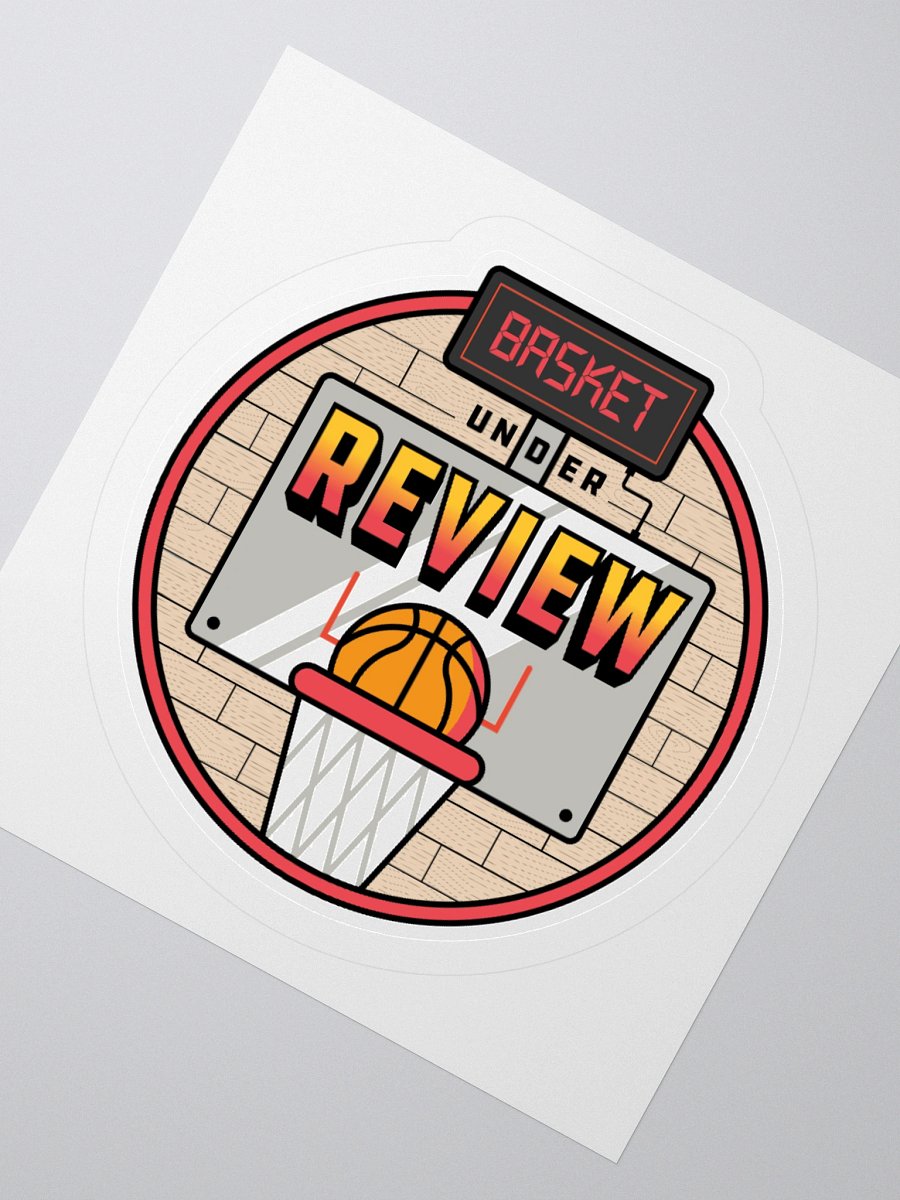 Basket Under Review Sticker product image (2)