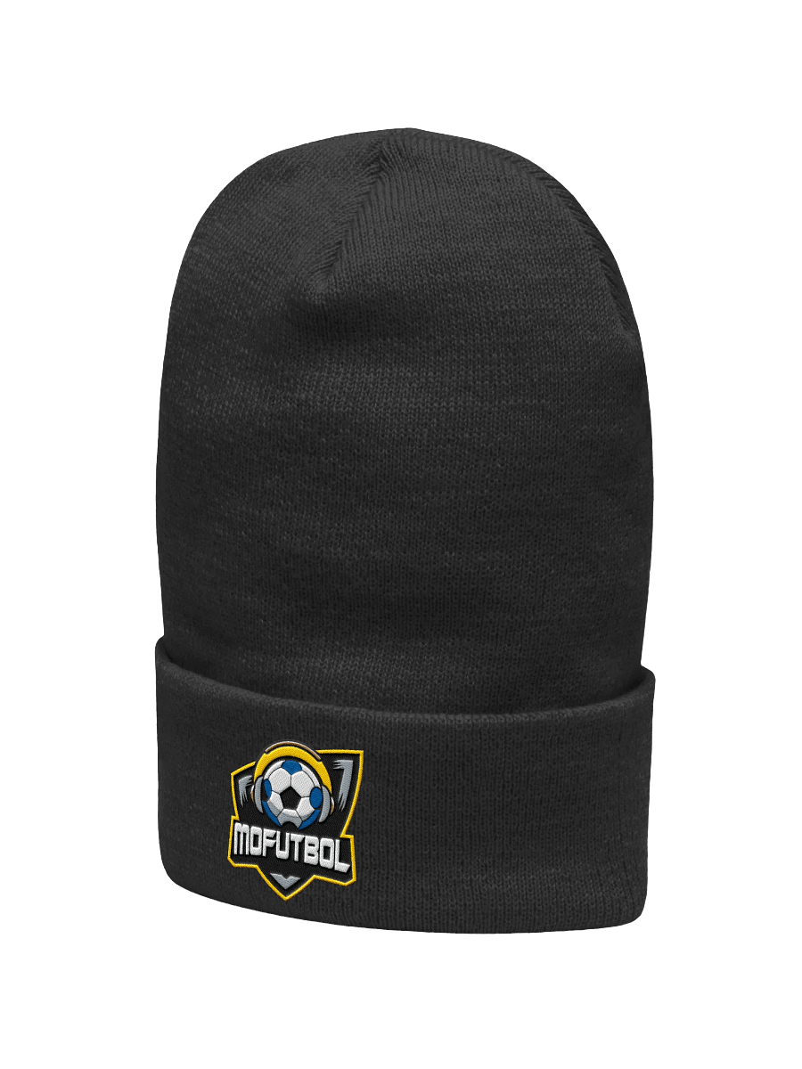 MOFUTBOL Soccer Ball Headphone Logo Beanie product image (2)