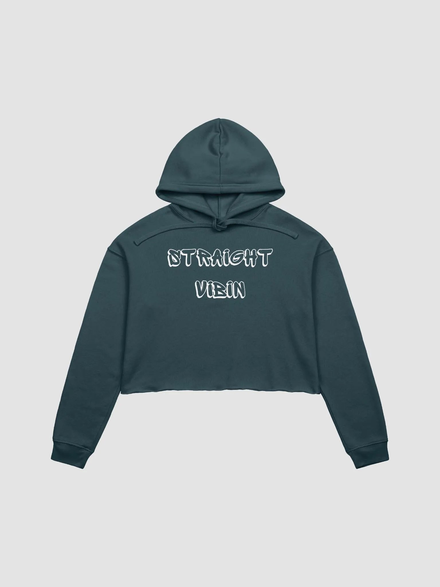 STRAIGHT VIBIN CROP HOODIE product image (2)