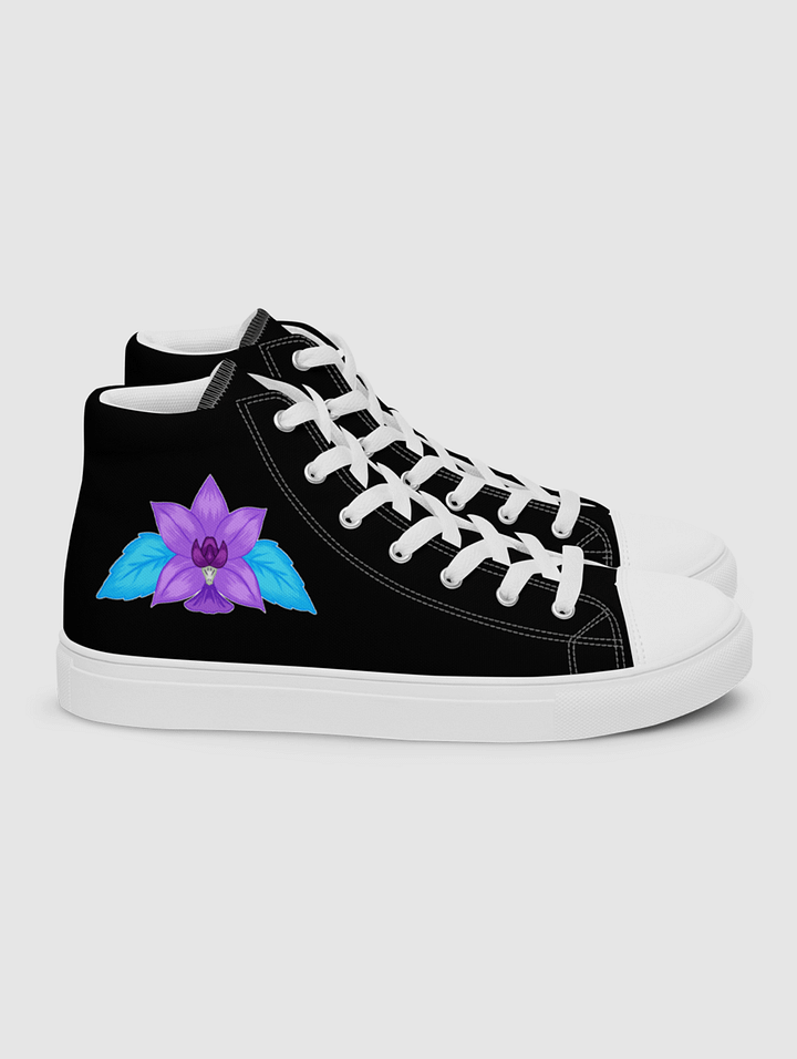 Women’s high top canvas flower shoes! product image (1)