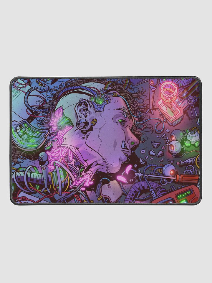 Broken Cyber Joker Small Mouse pad product image (1)