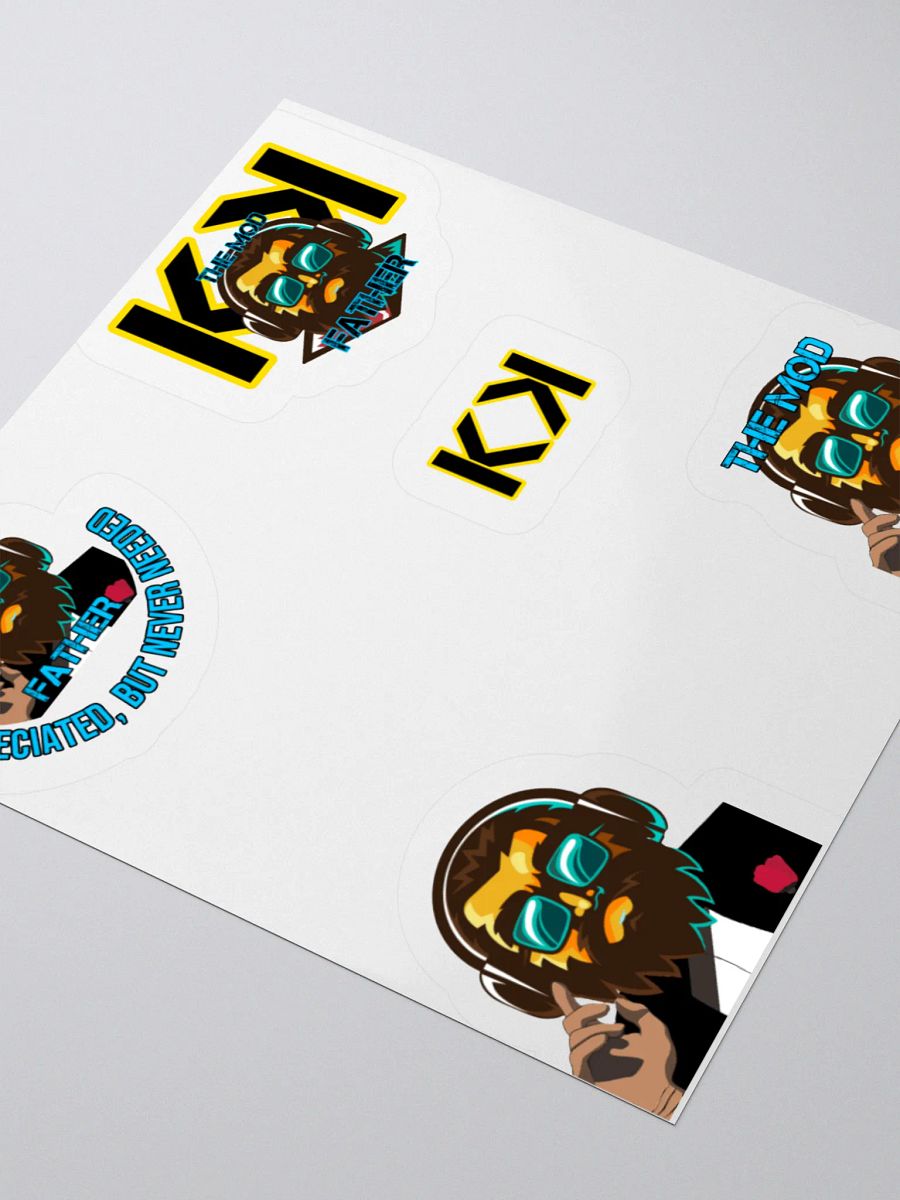 Themodfather kiss cut stickers product image (11)