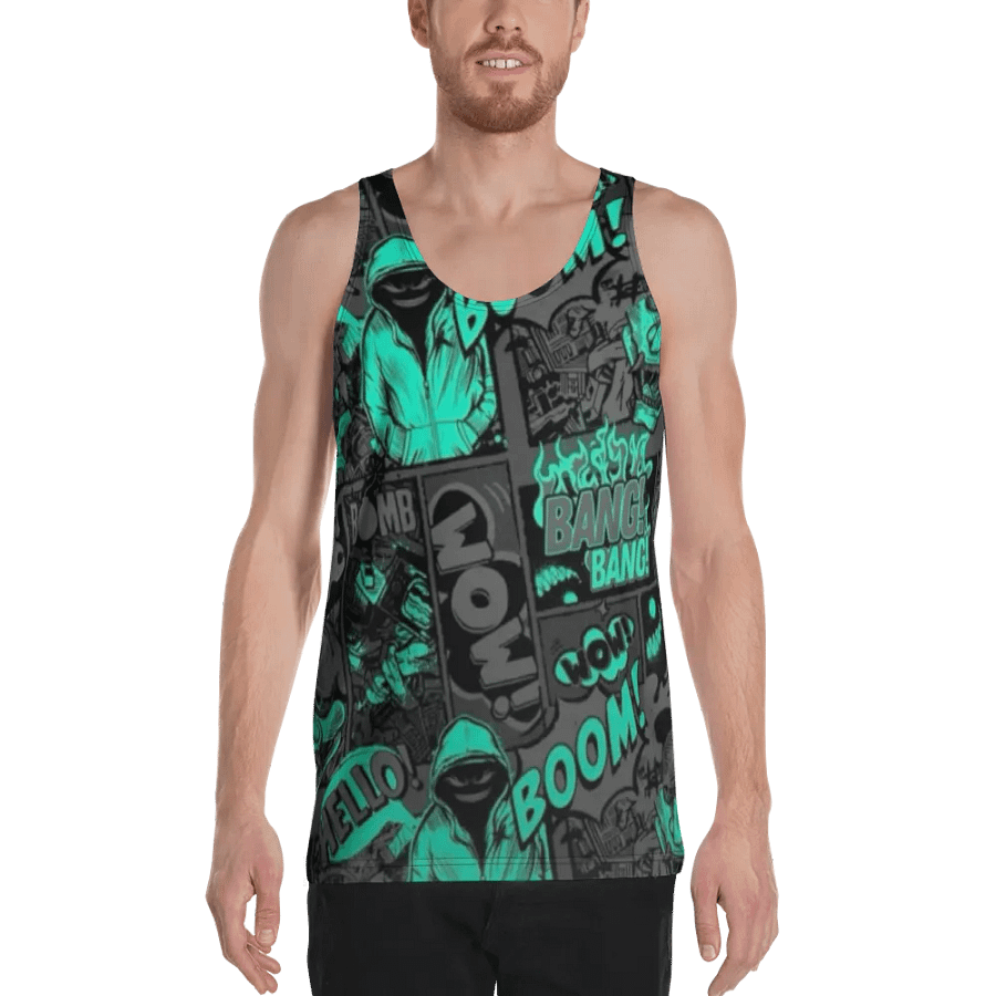 Urban Vibes Comic Tank Top product image (3)