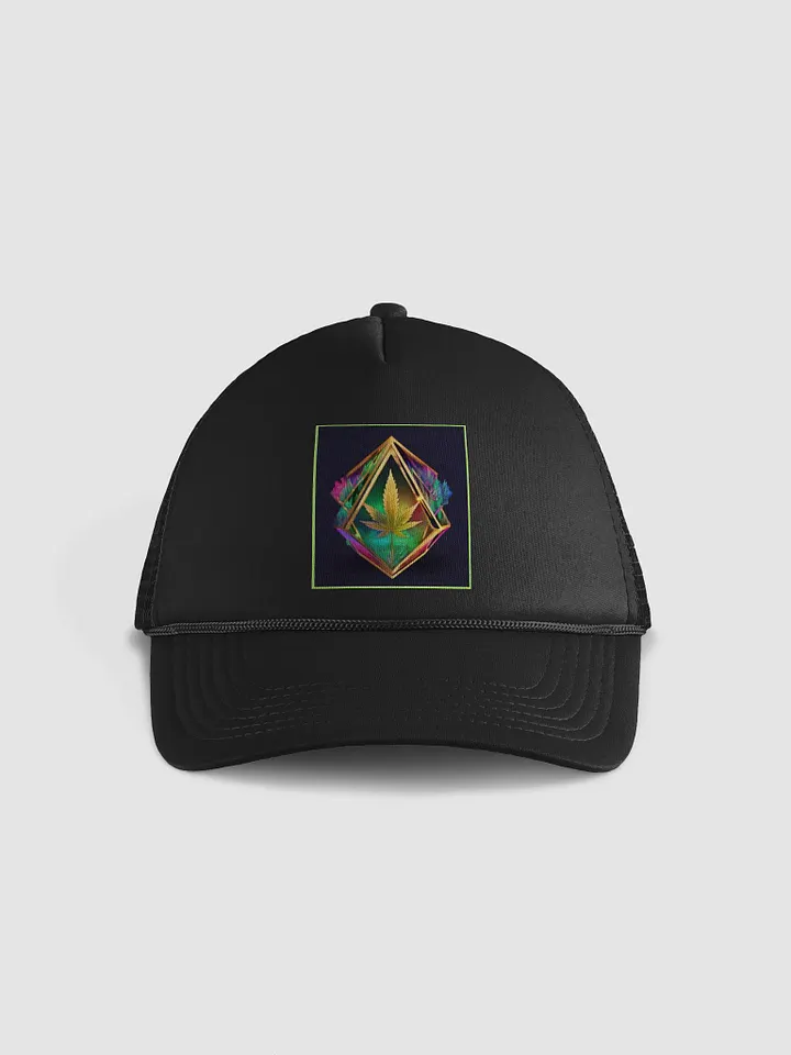 "Golden Bloom: The Luxe Cannabis Diamond Cap" product image (2)