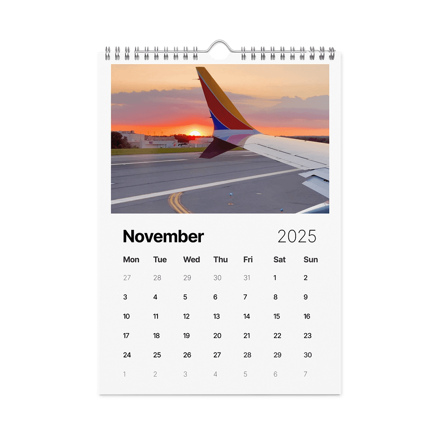 2025 Aviation Photography Calendar product image (12)